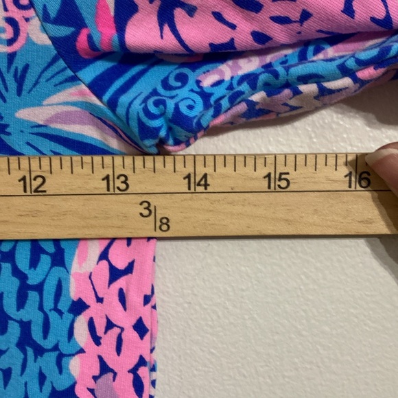 Lilly Pulitzer Little Girl Skipper Ruffle Dress Medium 6-7 Blueprint Kids - Picture 10 of 11